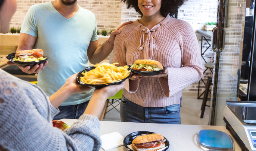 restaurant customers