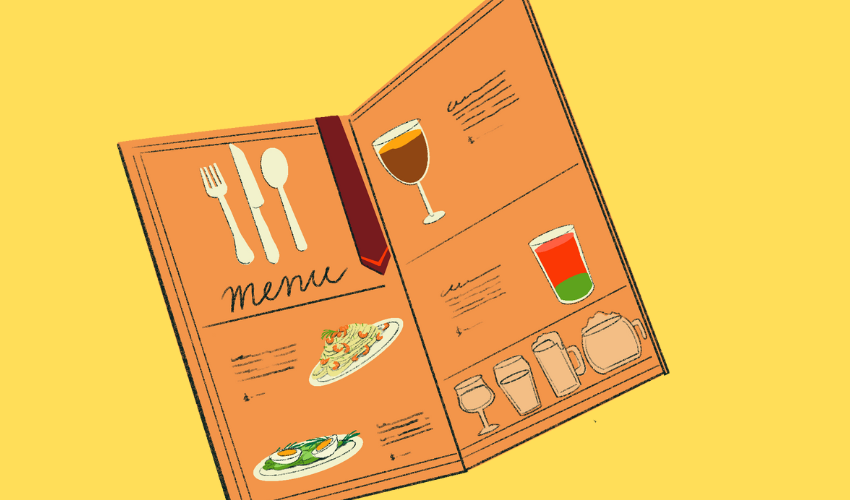 restaurant menu