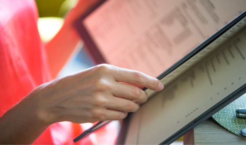 restaurant menu creation