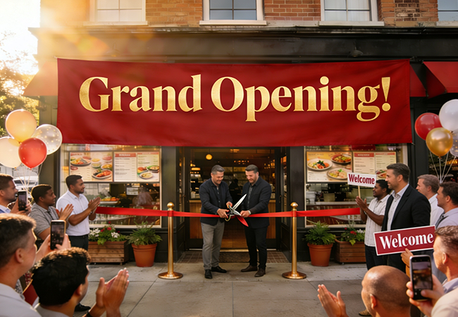 restaurant grand opening