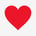 Heart Symbol in Abstract Digital Art Style
