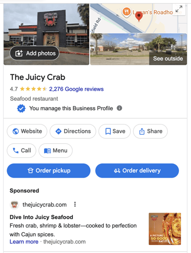 The Juicy Crab Northwest Freeway GMB