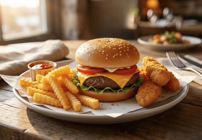 enticing food photo for restaurant promotion