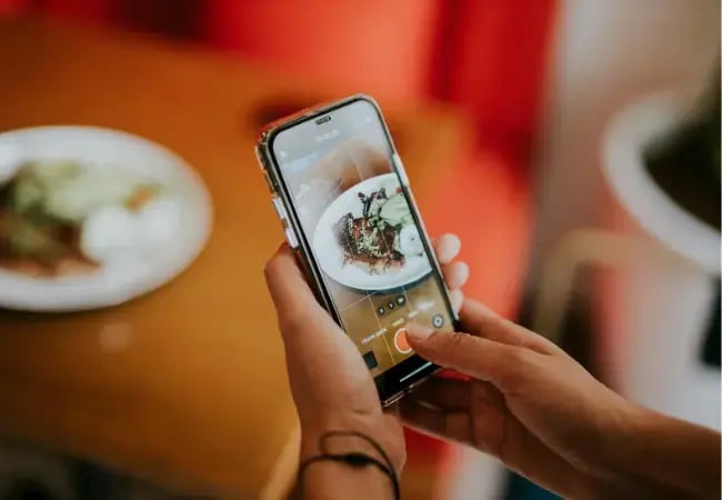 enticing food photo for restaurant promotion