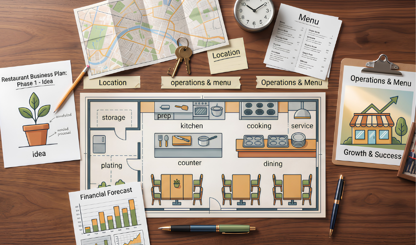 restaurant business plan process
