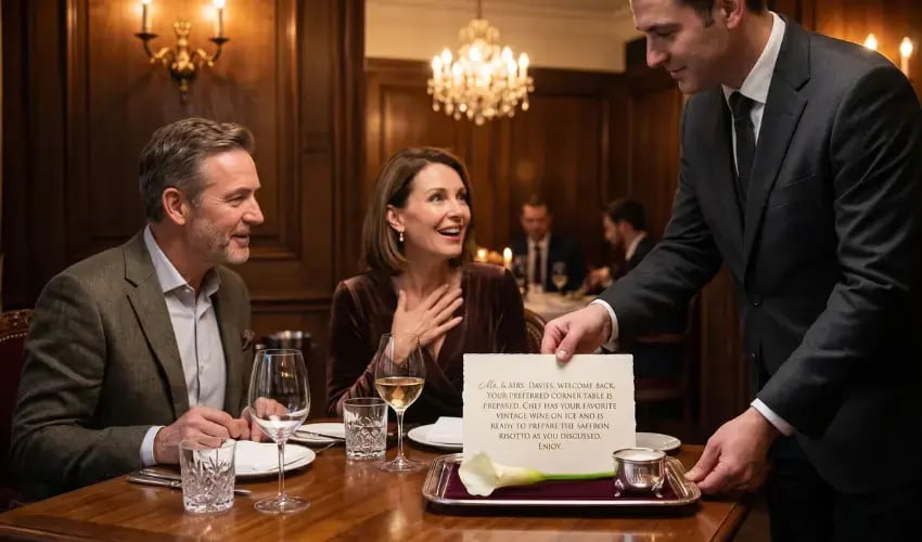 restaurant fine dining personalization