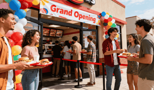 restaurant grand opening