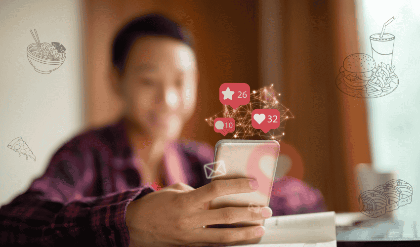 restaurant social media