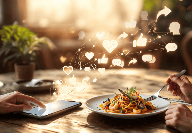 social media platforms for restaurant